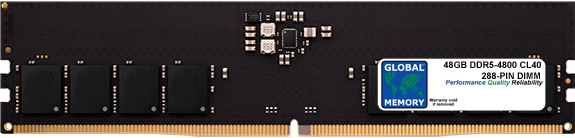 48GB DDR5 4800MHz PC5-38400 288-PIN DIMM MEMORY RAM FOR LENOVO PC DESKTOPS/MOTHERBOARDS